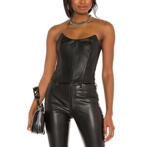 Nbd 'Yennefer' Black Bustier Top Size S